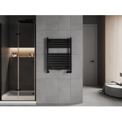 Mexen Uran Fürdöszobai radiátor 800 x 600 mm, 420 W, fekete - W105-0800-600-00-70 Törölközö száritó radiátor Törölközö száritó radiátor Fürdöszobai radiátor