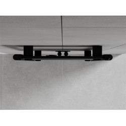 Mexen Uran Fürdöszobai radiátor 1200 x 500 mm, 527 W, fekete - W105-1200-500-00-70 Törölközö száritó radiátor Törölközö száritó radiátor Fürdöszobai radiátor
