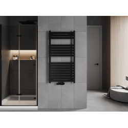 Mexen Uran Fürdöszobai radiátor 1200 x 600 mm, 615 W, fekete - W105-1200-600-00-70 Törölközö száritó radiátor Törölközö száritó radiátor Fürdöszobai radiátor