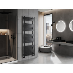 Mexen Uran Fürdöszobai radiátor 1800 x 600 mm, 923 W, fekete - W105-1800-600-00-70 Törölközö száritó radiátor Törölközö száritó radiátor Fürdöszobai radiátor