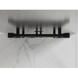 Mexen Pluton Fürdöszobai radiátor 800 x 500 mm, 405 W, fekete - W106-0800-500-00-70 Törölközö száritó radiátor Törölközö száritó radiátor Fürdöszobai radiátor