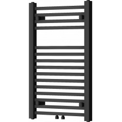 Mexen Pluton Fürdöszobai radiátor 800 x 500 mm, 405 W, fekete - W106-0800-500-00-70 Törölközö száritó radiátor Törölközö száritó radiátor Fürdöszobai radiátor Fürdöszobai radiátor 493834 Mexen