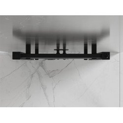 Mexen Pluton Fürdöszobai radiátor 800 x 500 mm, 405 W, fekete - W106-0800-500-00-70 Törölközö száritó radiátor Törölközö száritó radiátor Fürdöszobai radiátor