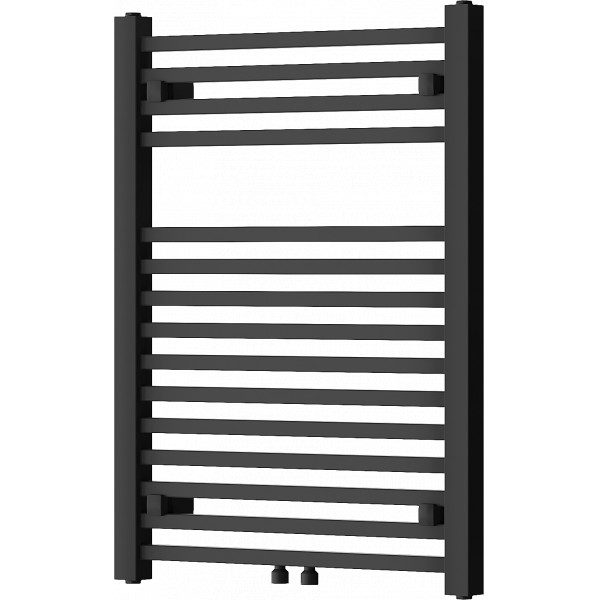 Mexen Pluton Fürdöszobai radiátor 800 x 600 mm, 471 W, fekete - W106-0800-600-00-70 Törölközö száritó radiátor Törölközö száritó radiátor Fürdöszobai radiátor