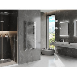 Mexen Pluton Fürdöszobai radiátor 1200 x 500 mm, 487 W, króm - W106-1200-500-00-01 Törölközö száritó radiátor Törölközö száritó radiátor Fürdöszobai radiátor