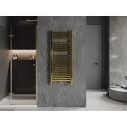 Mexen Pluton Fürdöszobai radiátor 1200 x 500 mm, 487 W, arany - W106-1200-500-00-50 Törölközö száritó radiátor Törölközö száritó radiátor Fürdöszobai radiátor