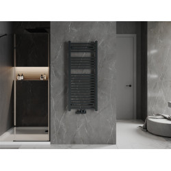 Mexen Pluton Fürdöszobai radiátor 1200 x 500 mm, 616 W, antracit - W106-1200-500-00-66 Törölközö száritó radiátor Törölközö száritó radiátor Fürdöszobai radiátor