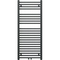 Mexen Pluton Fürdöszobai radiátor 1200 x 500 mm, 616 W, antracit - W106-1200-500-00-66 Törölközö száritó radiátor Törölközö száritó radiátor Fürdöszobai radiátor