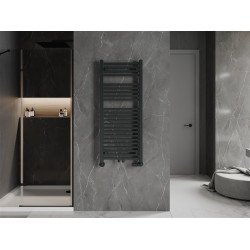 Mexen Pluton Fürdöszobai radiátor 1200 x 500 mm, 616 W, antracit - W106-1200-500-00-66 Törölközö száritó radiátor Törölközö száritó radiátor Fürdöszobai radiátor