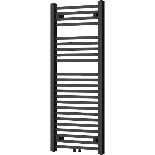 Mexen Pluton Fürdöszobai radiátor 1200 x 500 mm, 616 W, fekete - W106-1200-500-00-70 Törölközö száritó radiátor Törölközö száritó radiátor Fürdöszobai radiátor