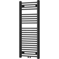 Mexen Pluton Fürdöszobai radiátor 1200 x 500 mm, 616 W, fekete - W106-1200-500-00-70 Törölközö száritó radiátor Törölközö száritó radiátor Fürdöszobai radiátor
