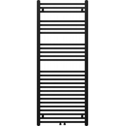 Mexen Pluton Fürdöszobai radiátor 1450 x 600 mm, 826 W, fekete - W106-1450-600-00-70 Törölközö száritó radiátor Törölközö száritó radiátor Fürdöszobai radiátor
