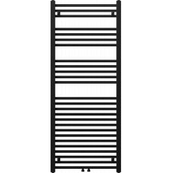 Mexen Pluton Fürdöszobai radiátor 1450 x 600 mm, 826 W, fekete - W106-1450-600-00-70 Törölközö száritó radiátor Törölközö száritó radiátor Fürdöszobai radiátor