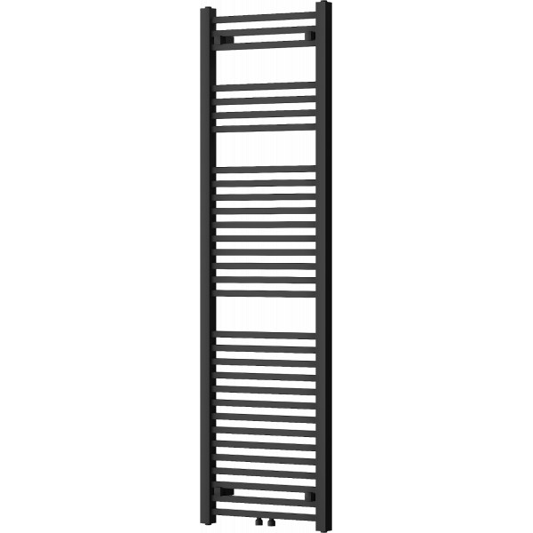 Mexen Pluton Fürdöszobai radiátor 1700 x 500 mm, 844 W, fekete - W106-1700-500-00-70 Törölközö száritó radiátor Törölközö száritó radiátor Fürdöszobai radiátor