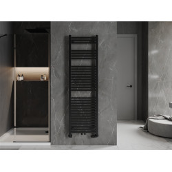 Mexen Pluton Fürdöszobai radiátor 1700 x 500 mm, 844 W, fekete - W106-1700-500-00-70 Törölközö száritó radiátor Törölközö száritó radiátor Fürdöszobai radiátor