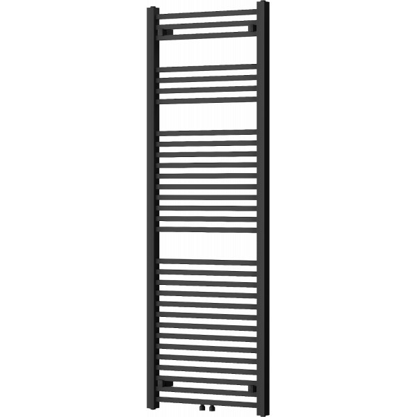 Mexen Pluton Fürdöszobai radiátor 1700 x 600 mm, 980 W, fekete - W106-1700-600-00-70 Törölközö száritó radiátor Törölközö száritó radiátor Fürdöszobai radiátor