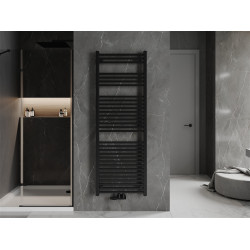 Mexen Pluton Fürdöszobai radiátor 1700 x 600 mm, 980 W, fekete - W106-1700-600-00-70 Törölközö száritó radiátor Törölközö száritó radiátor Fürdöszobai radiátor