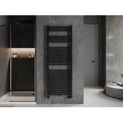 Mexen Pluton Fürdöszobai radiátor 1700 x 600 mm, 980 W, fekete - W106-1700-600-00-70 Törölközö száritó radiátor Törölközö száritó radiátor Fürdöszobai radiátor