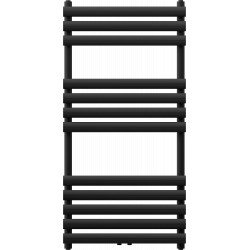 Mexen Jowisz Fürdöszobai radiátor 1200 x 600 mm, 594 W, fekete - W107-1200-600-00-70 Törölközö száritó radiátor Törölközö száritó radiátor Fürdöszobai radiátor