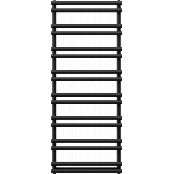 Mexen Saturn Fürdöszobai radiátor 1200 x 500 mm, 409 W, fekete - W108-1200-500-00-70 Törölközö száritó radiátor Törölközö száritó radiátor Fürdöszobai radiátor
