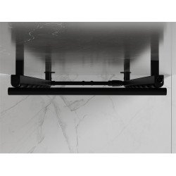 Mexen Saturn Fürdöszobai radiátor 1200 x 500 mm, 409 W, fekete - W108-1200-500-00-70 Törölközö száritó radiátor Törölközö száritó radiátor Fürdöszobai radiátor