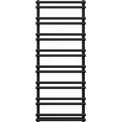 Mexen Saturn Fürdöszobai radiátor 1200 x 500 mm, 409 W, fekete - W108-1200-500-00-70 Törölközö száritó radiátor Törölközö száritó radiátor Fürdöszobai radiátor