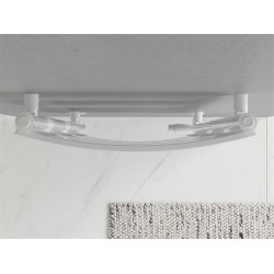Mexen Bachus Fürdöszobai radiátor 1200 x 500 mm, 619 W, fehér - W109-1200-500-00-20 Törölközö száritó radiátor Törölközö száritó radiátor Fürdöszobai radiátor