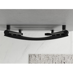 Mexen Bachus Fürdöszobai radiátor 1200 x 500 mm, 619 W, fekete - W109-1200-500-00-70 Törölközö száritó radiátor Törölközö száritó radiátor Fürdöszobai radiátor