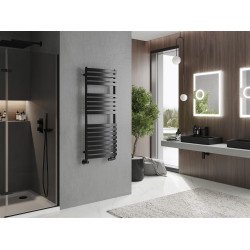 Mexen Bachus Fürdöszobai radiátor 1200 x 500 mm, 619 W, fekete - W109-1200-500-00-70 Törölközö száritó radiátor Törölközö száritó radiátor Fürdöszobai radiátor
