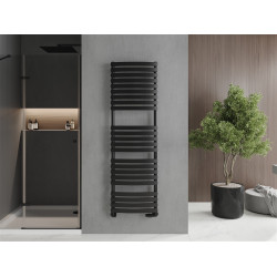 Mexen Bachus Fürdöszobai radiátor 1600 x 500 mm, 787 W, fekete - W109-1600-500-00-70 Törölközö száritó radiátor Törölközö száritó radiátor Fürdöszobai radiátor