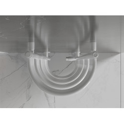 Mexen Eros Fürdöszobai radiátor 900 x 318 mm, 315 W, fehér - W112-0900-318-00-20 Törölközö száritó radiátor Törölközö száritó radiátor Fürdöszobai radiátor