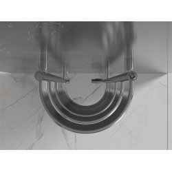 Mexen Eros Fürdöszobai radiátor 1200 x 318 mm, 331 W, króm - W112-1200-318-00-01 Törölközö száritó radiátor Törölközö száritó radiátor Fürdöszobai radiátor