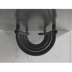 Mexen Eros Fürdöszobai radiátor 1200 x 318 mm, 419 W, antracit - W112-1200-318-00-66 Törölközö száritó radiátor Törölközö száritó radiátor Fürdöszobai radiátor