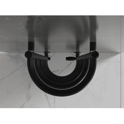 Mexen Eros Fürdöszobai radiátor 1600 x 318 mm, 549 W, fekete - W112-1600-318-00-70 Törölközö száritó radiátor Törölközö száritó radiátor Fürdöszobai radiátor