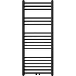 Mexen Yodo Fürdöszobai radiátor 1200 x 500 mm, 389 W, fekete - W113-1200-500-00-70 Törölközö száritó radiátor Törölközö száritó radiátor Fürdöszobai radiátor