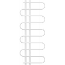 Mexen Kiso Fürdöszobai radiátor 1250 x 500 mm, 256 W, fehér - W114-1250-500-00-20 Törölközö száritó radiátor Törölközö száritó radiátor Fürdöszobai radiátor Fürdöszobai radiátor 493834 Mexen