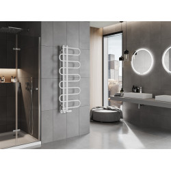 Mexen Kiso Fürdöszobai radiátor 1250 x 500 mm, 256 W, fehér - W114-1250-500-00-20 Törölközö száritó radiátor Törölközö száritó radiátor Fürdöszobai radiátor Fürdöszobai radiátor 493834 Mexen