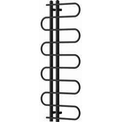 Mexen Kiso Fürdöszobai radiátor 1250 x 500 mm, 256 W, fekete - W114-1250-500-00-70 Törölközö száritó radiátor Törölközö száritó radiátor Fürdöszobai radiátor Fürdöszobai radiátor 493834 Mexen
