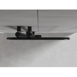 Mexen Kiso Fürdöszobai radiátor 1250 x 500 mm, 256 W, fekete - W114-1250-500-00-70 Törölközö száritó radiátor Törölközö száritó radiátor Fürdöszobai radiátor