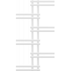 Mexen Jari Fürdöszobai radiátor 1005 x 550 mm, 339 W, fehér - W115-1005-550-00-20 Törölközö száritó radiátor Törölközö száritó radiátor Fürdöszobai radiátor