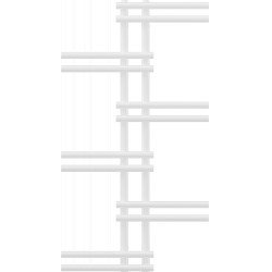 Mexen Jari Fürdöszobai radiátor 1005 x 550 mm, 339 W, fehér - W115-1005-550-00-20 Törölközö száritó radiátor Törölközö száritó radiátor Fürdöszobai radiátor