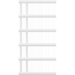 Mexen Jukon Fürdöszobai radiátor 988 x 500 mm, 461 W, fehér - W116-0988-500-00-20 Törölközö száritó radiátor Törölközö száritó radiátor Fürdöszobai radiátor