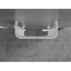 Mexen Apollo Fürdöszobai radiátor 860 x 450 mm, 422 W, fehér - W117-0860-450-00-20 Törölközö száritó radiátor Törölközö száritó radiátor Fürdöszobai radiátor