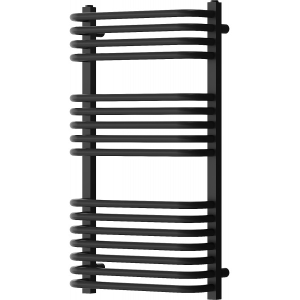 Mexen Apollo Fürdöszobai radiátor 860 x 450 mm, 422 W, fekete - W117-0860-450-00-70 Törölközö száritó radiátor Törölközö száritó radiátor Fürdöszobai radiátor
