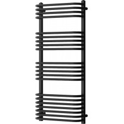 Mexen Apollo Fürdöszobai radiátor 1210 x 550 mm, 638 W, fekete - W117-1210-550-00-70 Törölközö száritó radiátor Törölközö száritó radiátor Fürdöszobai radiátor
