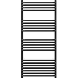 Mexen Apollo Fürdöszobai radiátor 1210 x 550 mm, 638 W, fekete - W117-1210-550-00-70 Törölközö száritó radiátor Törölközö száritó radiátor Fürdöszobai radiátor