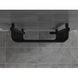 Mexen Apollo Fürdöszobai radiátor 1210 x 550 mm, 638 W, fekete - W117-1210-550-00-70 Törölközö száritó radiátor Törölközö száritó radiátor Fürdöszobai radiátor