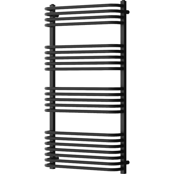 Mexen Apollo Fürdöszobai radiátor 1210 x 650 mm, 713 W, fekete - W117-1210-650-00-70 Törölközö száritó radiátor Törölközö száritó radiátor Fürdöszobai radiátor