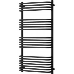 Mexen Apollo Fürdöszobai radiátor 1210 x 650 mm, 713 W, fekete - W117-1210-650-00-70 Törölközö száritó radiátor Törölközö száritó radiátor Fürdöszobai radiátor