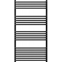 Mexen Apollo Fürdöszobai radiátor 1210 x 650 mm, 713 W, fekete - W117-1210-650-00-70 Törölközö száritó radiátor Törölközö száritó radiátor Fürdöszobai radiátor